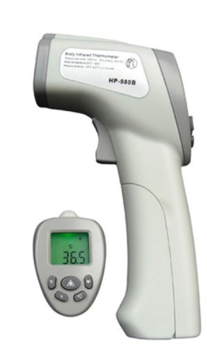 Érintésnélküli testhőmérsékletmérő műszer, HOLDPEAK 980B